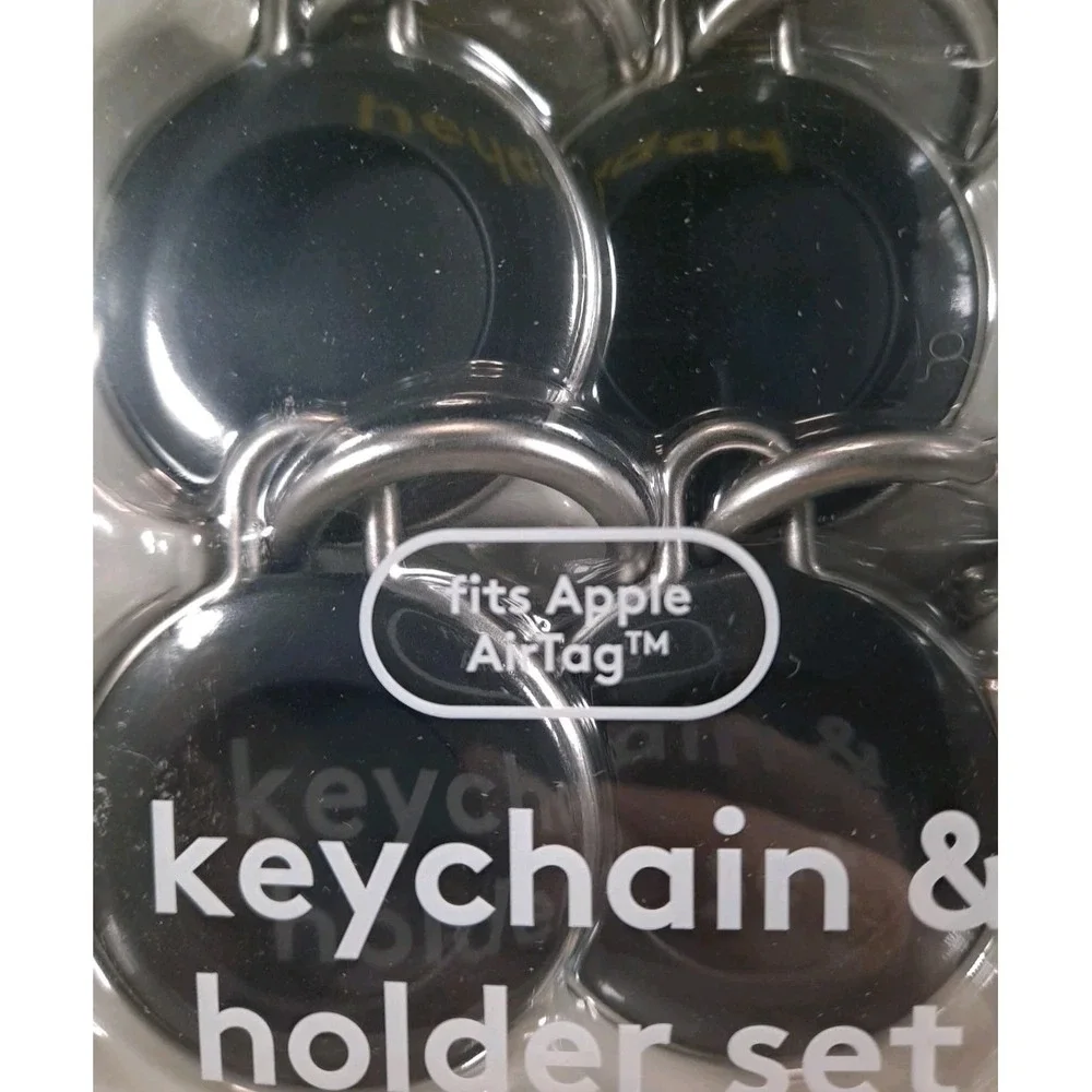 Apple AirTag 4pk Silicone Keychain - heyday™ Black (E) New In Packaging Sealed‎
